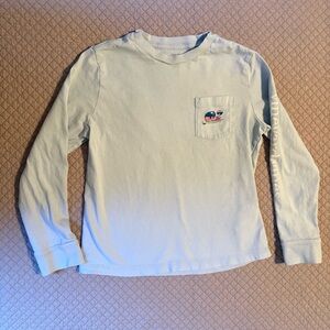 Vineyard Vines Kids Light Blue Hockey Long Sleeve Shirt